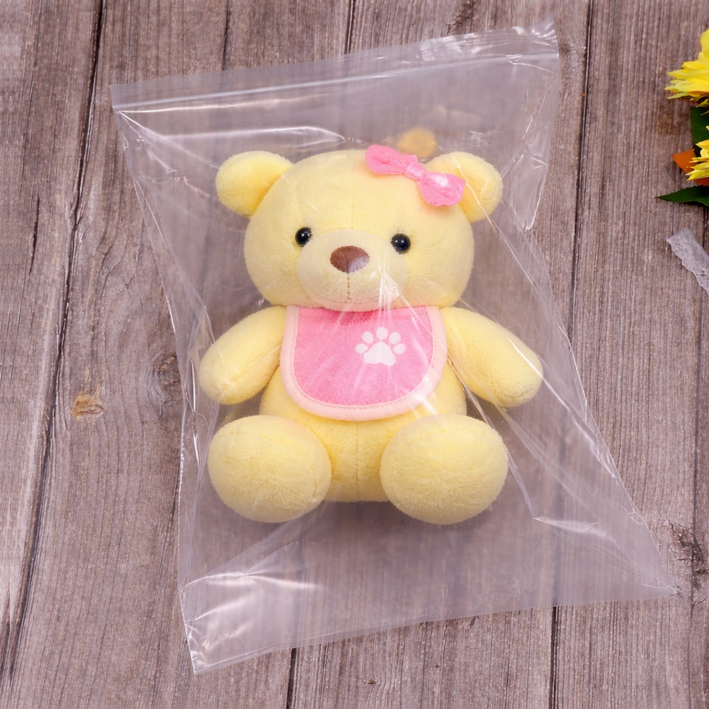 13" x 20" Durable 2 Mil Clear Zip Bags Resealable 100 Pack