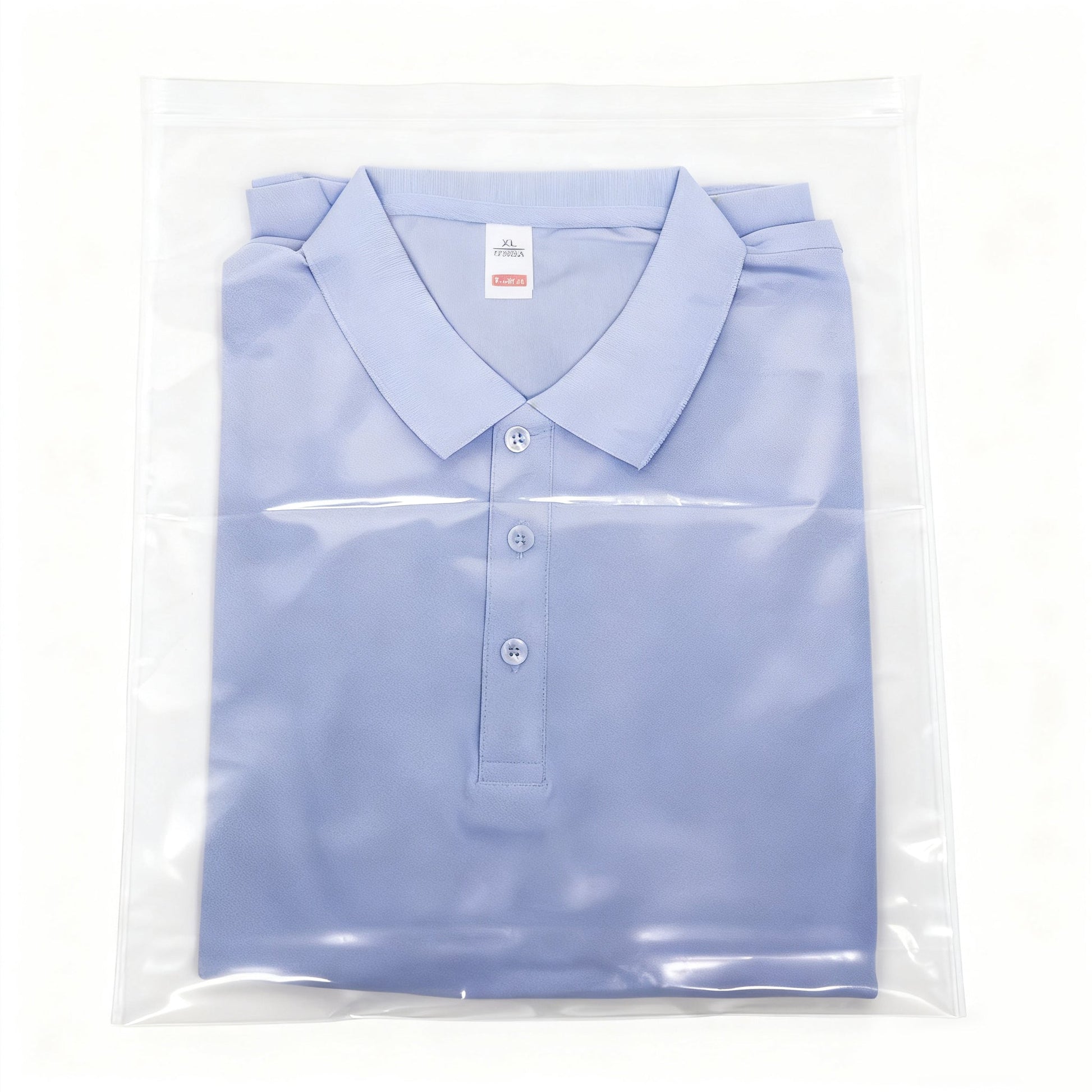 4 Mil 14" x 20" Large Clear Zip Bags 100 Pack Durable Reusable