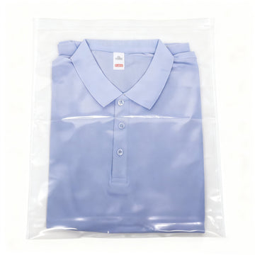 4 Mil 14" x 20" Large Clear Zip Bags 100 Pack Durable Reusable