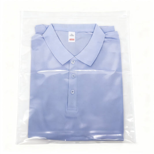 4 Mil 14" x 20" Large Clear Zip Bags 100 Pack Durable Reusable