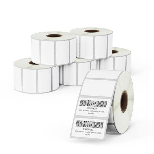 1.5" x 0.85" Samll Barcode Film Removable Labels