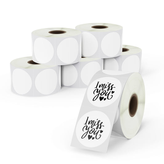 1.5" Round Removable Film Labels