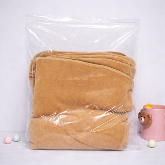 2 Mil 16" x 20" Clear Resealable Zip Bags – 100 Count