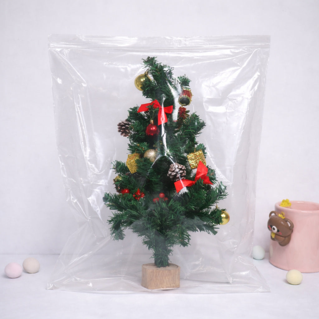 2 Mil 16" x 24" Clear Resealable Zip Top Bags 100 Pack