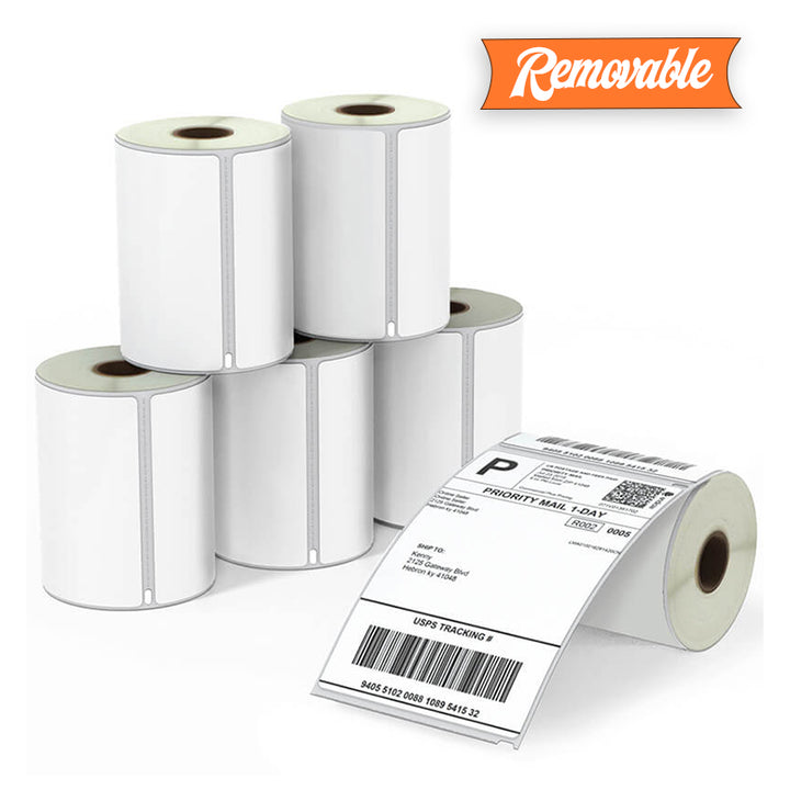 Dymo 1744907 Removable Shipping Labels 4" x 6"