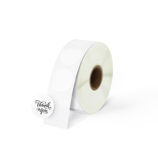 1 Inch Circle Thermal Sticker Labels