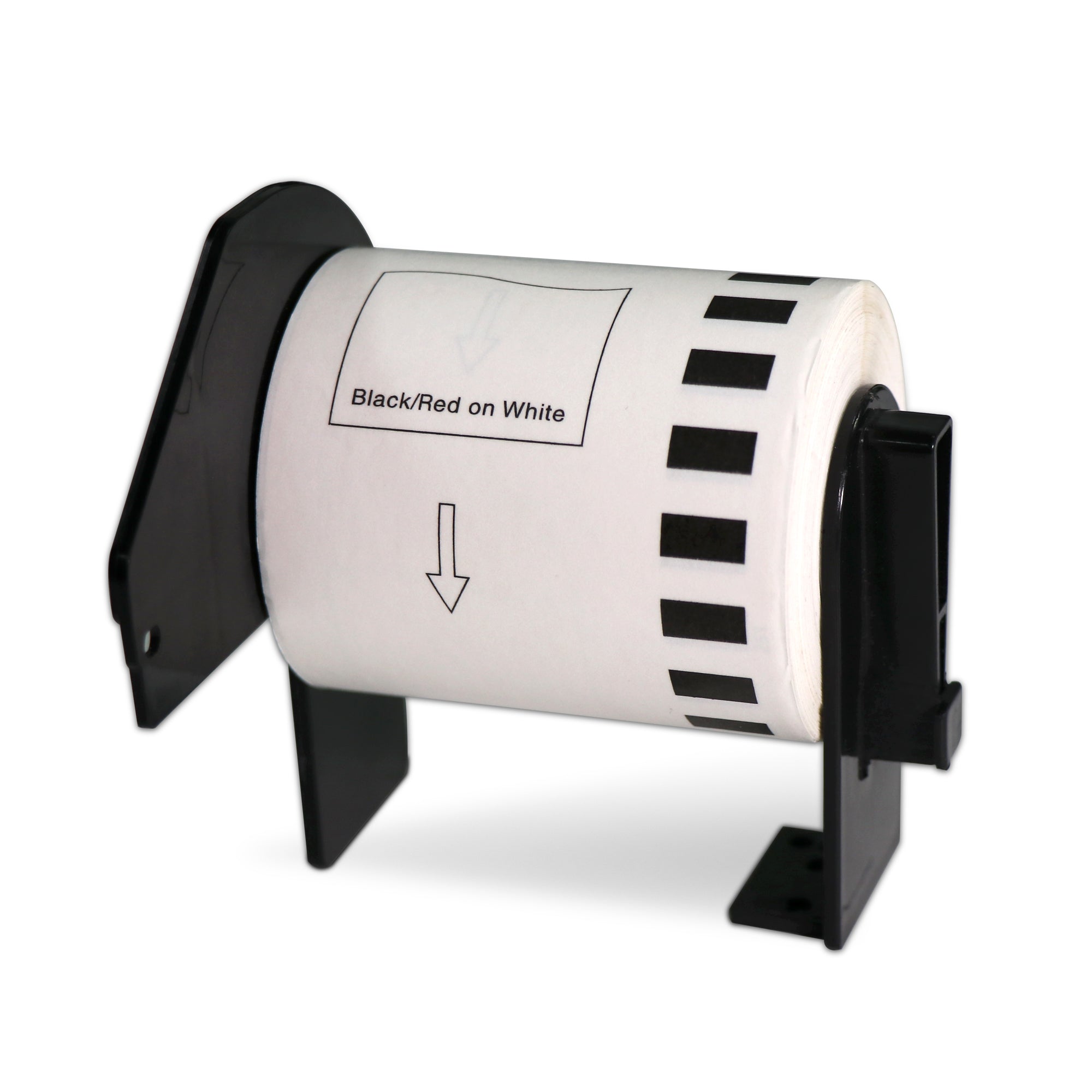 Brother DK-2251 Black/Red on White Continuous Labels 2.4