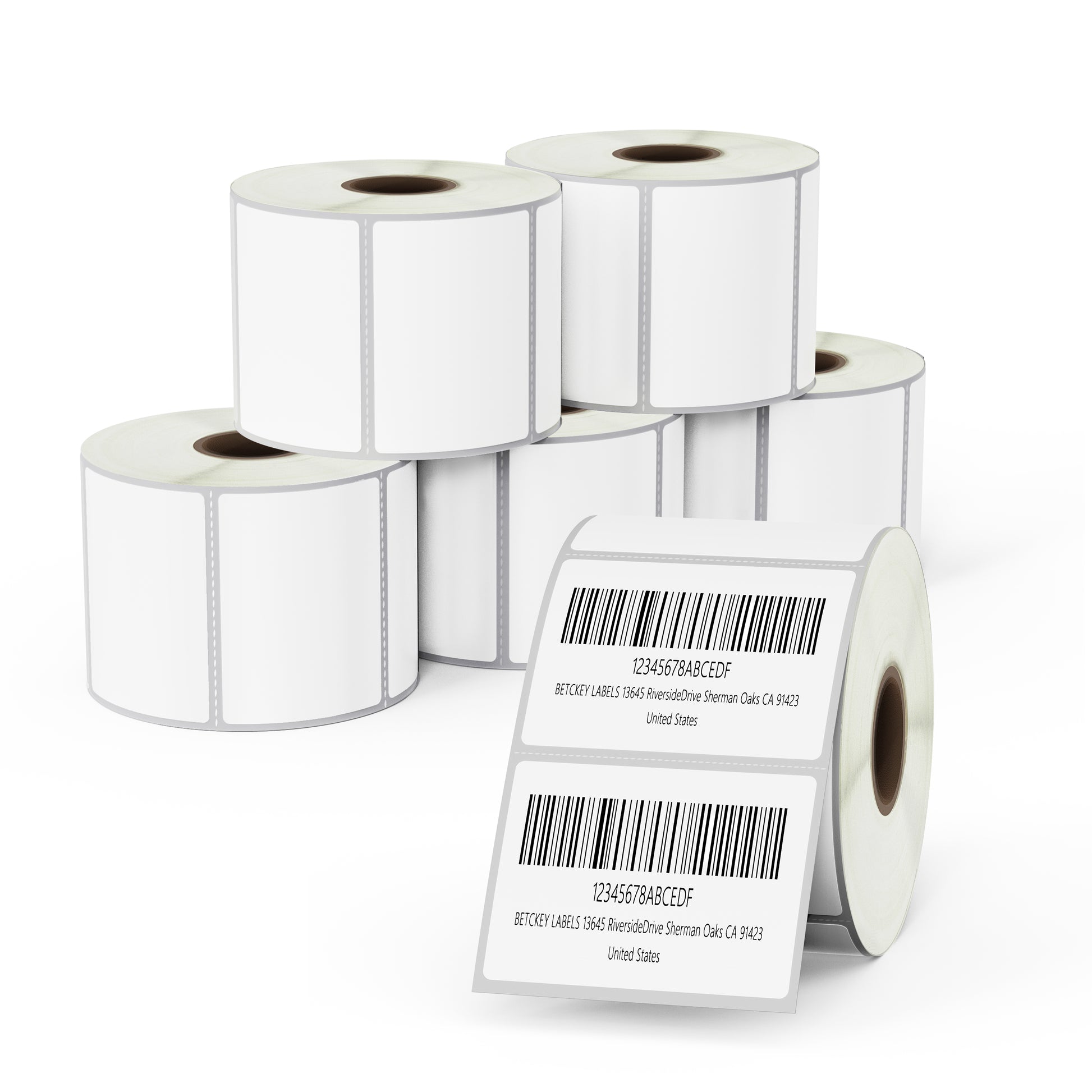 2" x 1.5" Address Film Removable Labels