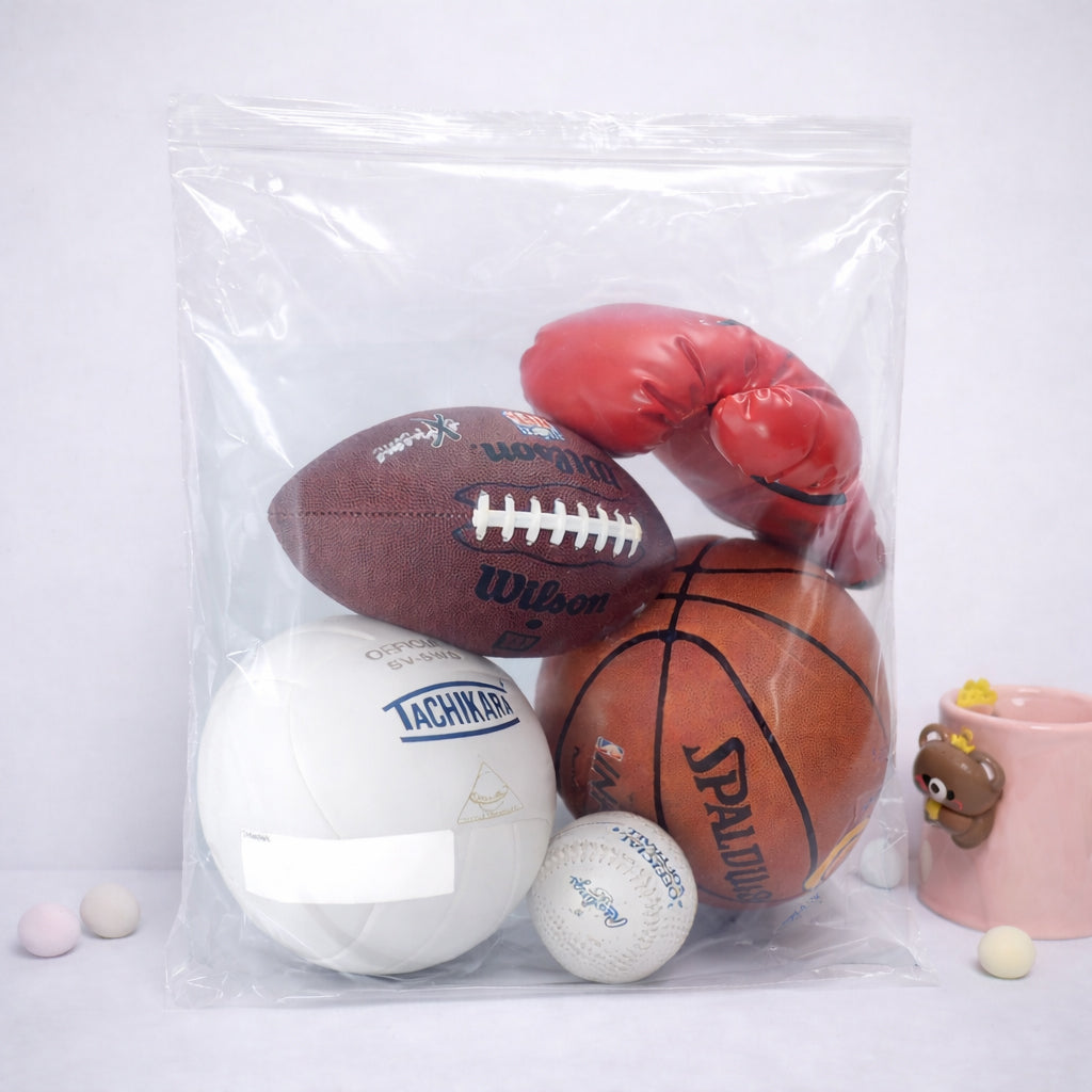 2 Mil 20" x 20" Clear Resealable Zip Top Bags 50 Count