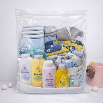 2 Mil 20" x 24" Resealable Clear Zip Top Bags 50 Count