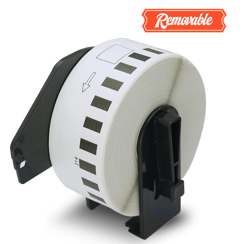 Brother DK-2214 Removable Continuous Labels 0.47"x 100'
