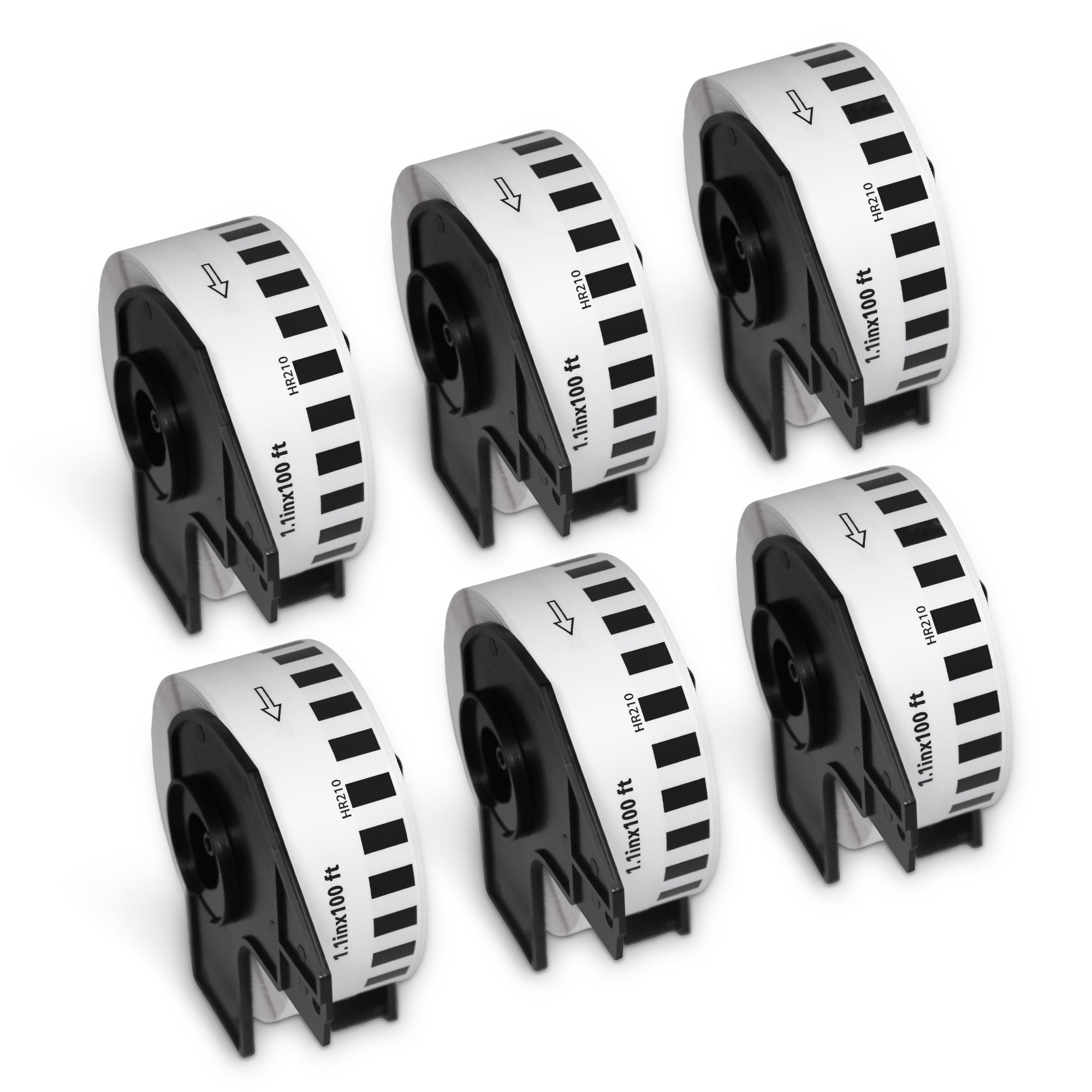 Brother DK-2210 Film Removable Continuous Labels 1.1" x 100'