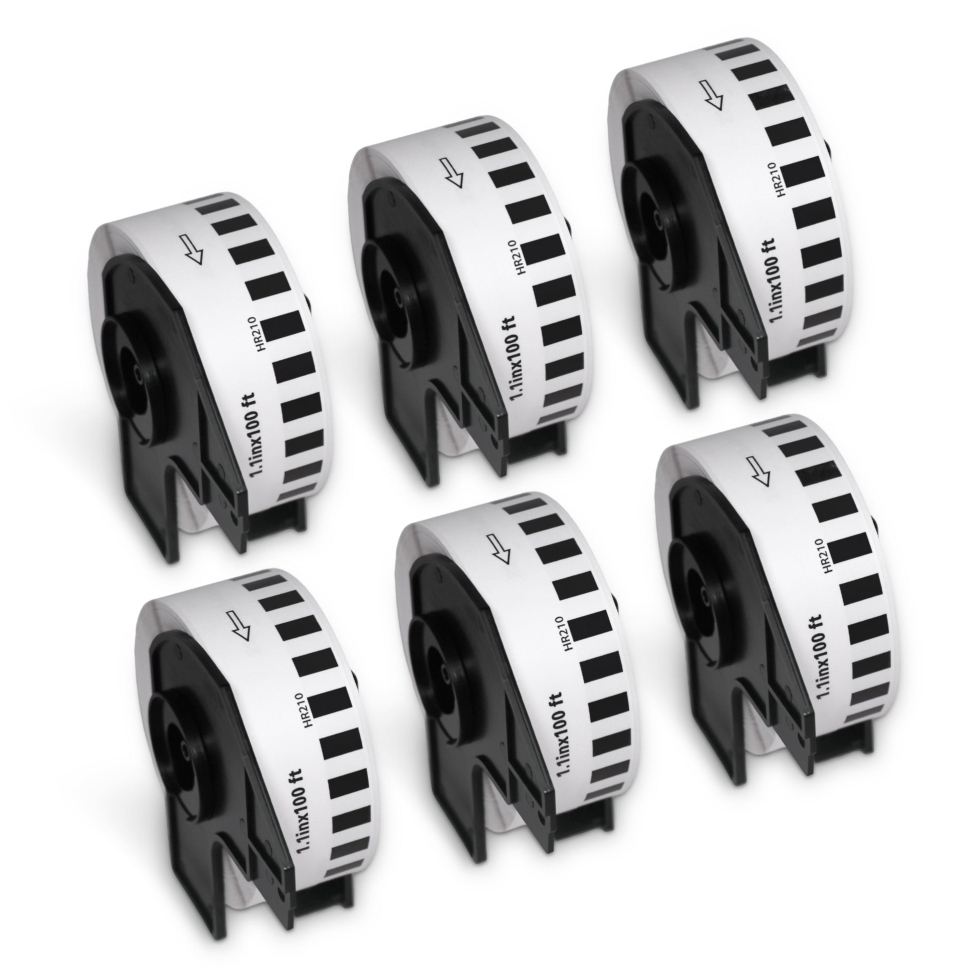 Brother DK-2210 Film Removable Continuous Labels 1.1" x 100'