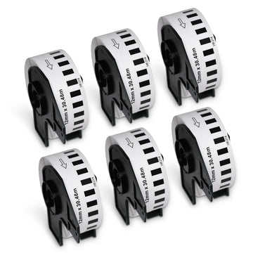 Brother DK-2214 Film Removable Continuous Labels 0.47"x 100'
