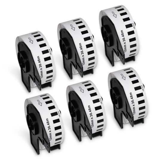 Brother DK-2214 Film Removable Continuous Labels 0.47"x 100'