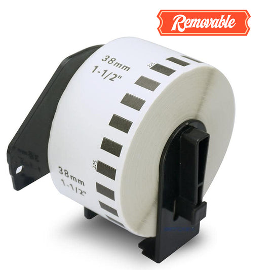 Brother DK-2225 Removable Continuous Labels 1.4" x 100'