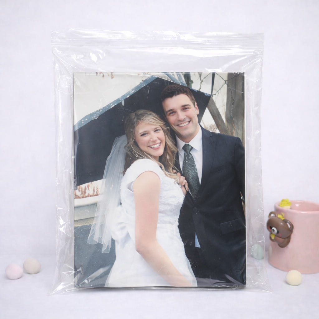 2 Mil 28" x 28" Resealable Clear Zip Top Lock Bags 50 Pack