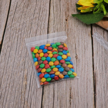 5" x 6" 2 Mil Clear Resealable Zip Bags 500 Count