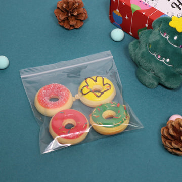 4" x 4" 2 Mil Small Zip Lock Bags 500 Pack