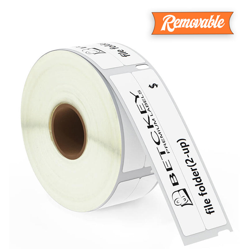 Dymo 30277 Removable 2-up File Folder Labels 9/16" x 3-7/16”