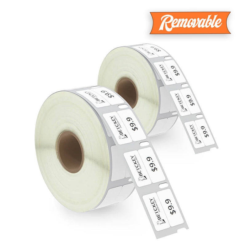 Dymo 30333 Removable Extra Small 2-Up Multipurpose Labels 1/2" x 1"