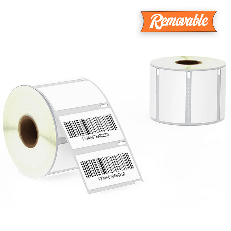 Dymo 30334 Removable Multipurpose Barcode Labels 2-1/4" x 1-1/4"