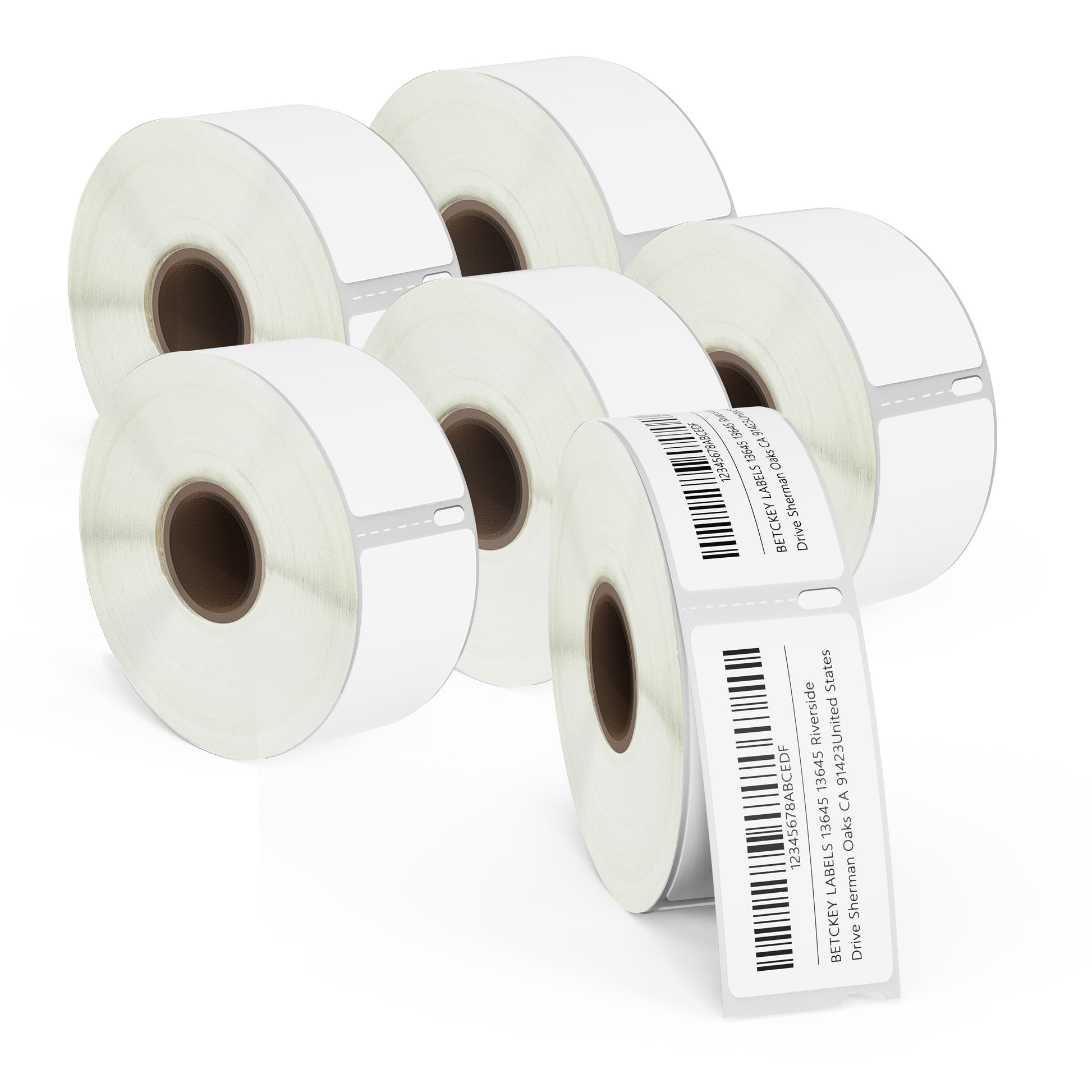 Dymo 30336 Film Removable 1" x 2-1/8" Barcode Labels