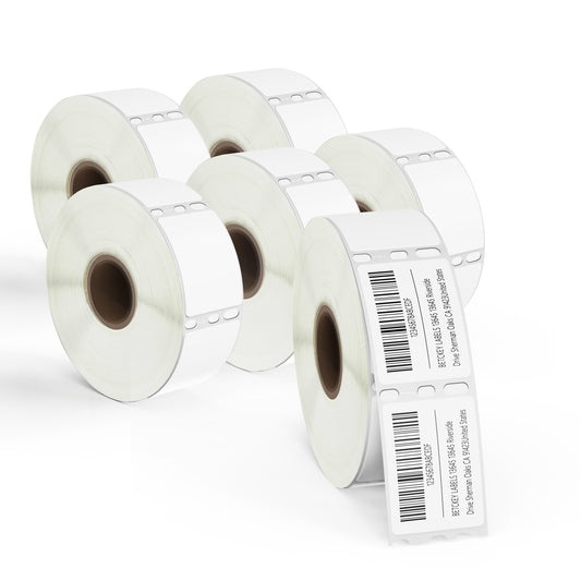Dymo 30347 Film Removable Book Spine Labels 1" x 1-1/2"