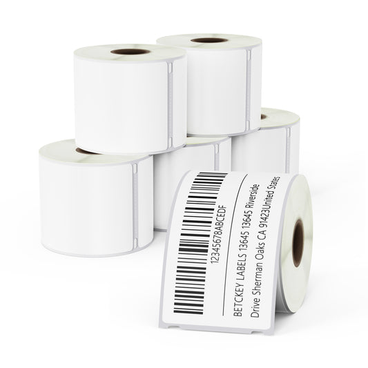 Dymo 30857 Film Removable Visitor Name Tag Badge Labels 2-1/4" x 4"