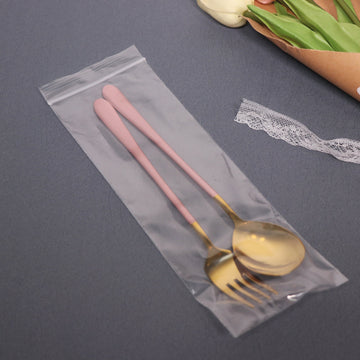 3" x 9" 2 Mil Small Resealable Zip Bags – 500 Pack