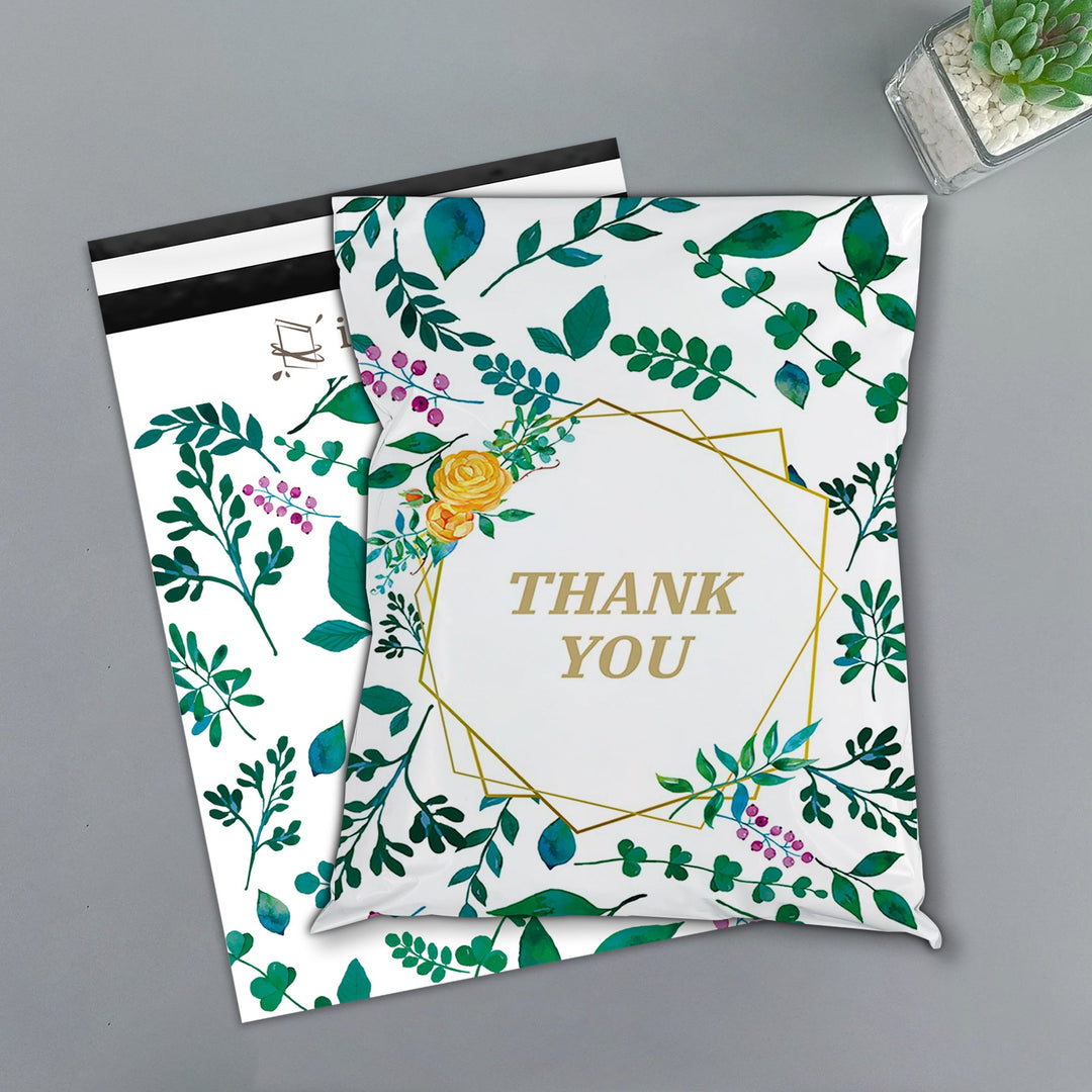 14.5" x 19" Thank You Plastic Bags for Clothes Envelopes Mailers