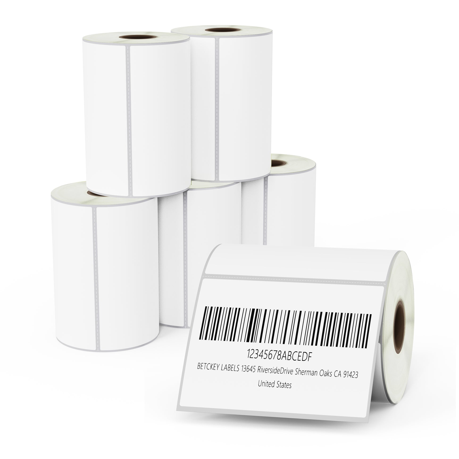 4" x 3" Shipping Film Removable Labels