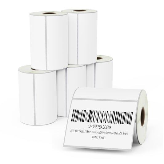 4" x 3" Shipping Film Removable Labels