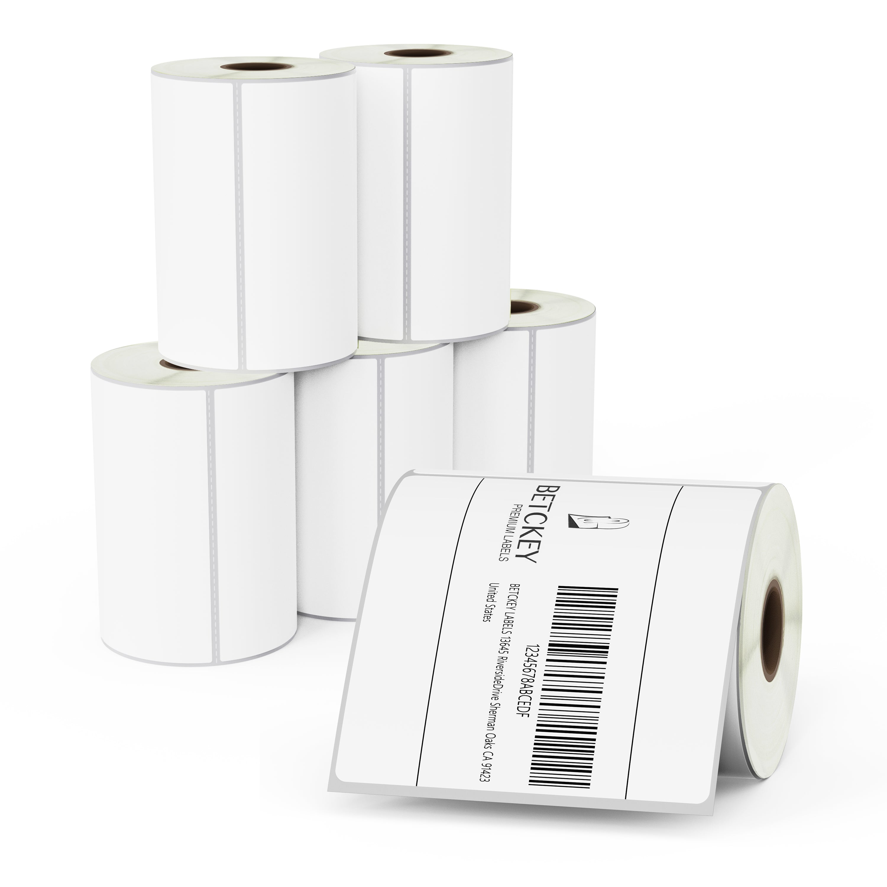 4" x 4" Large Square Film Removable Labels
