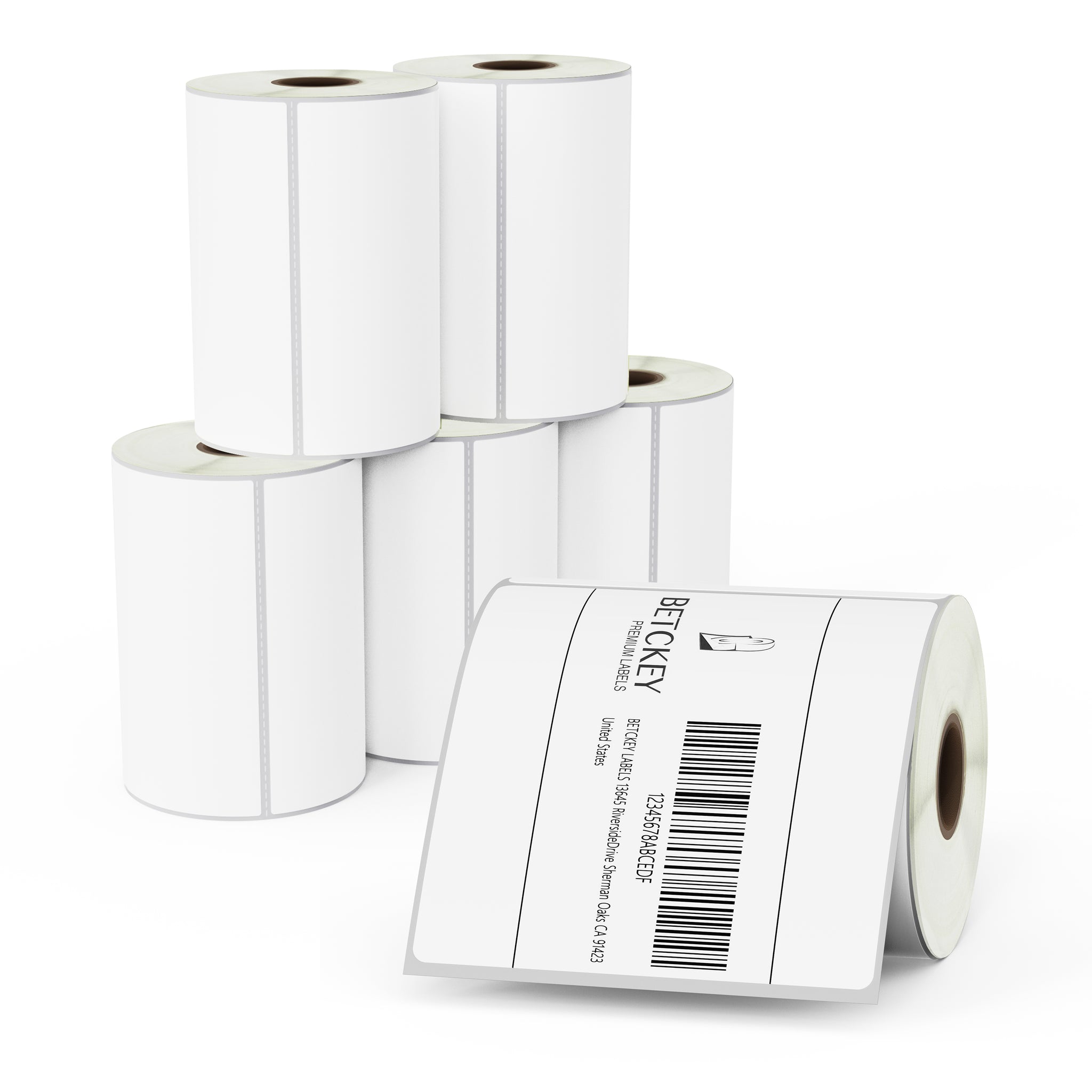 4" x 4" Large Square Film Removable Labels