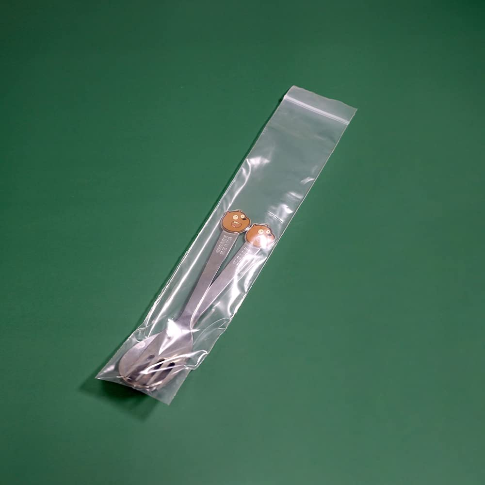 2" x 10" Clear Plastic Long Zip Lock Jewelry Bags