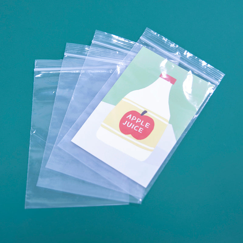 4" x 6" Plastic Clear Zip Poly Candy Bags Bulk