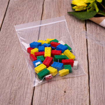 5" x 8" 500 Pack 2 Mil Clear Resealable Zip Bags