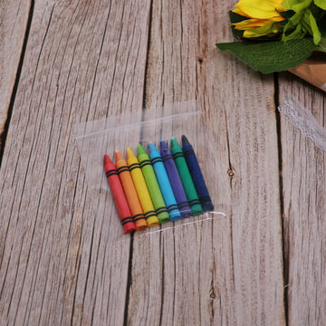 2 Mil 5" x 5" Clear Resealable Zip Bags 500 Pack