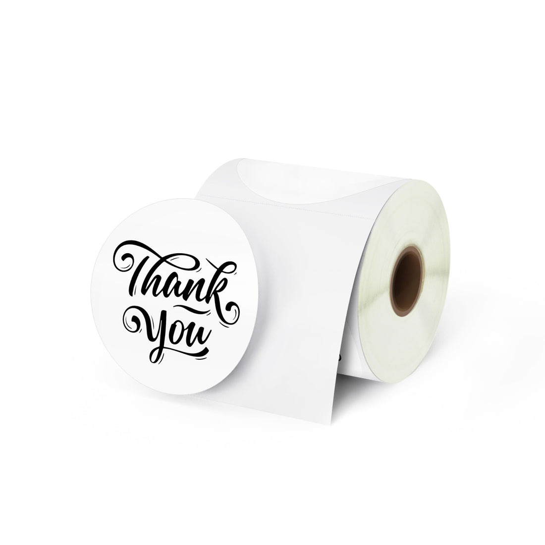 QR code round labels