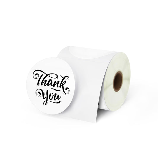 QR code round labels