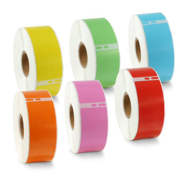 Betckey Dymo 30252 Address Labels  Color Labels 1-1/8" x 3-1/2"