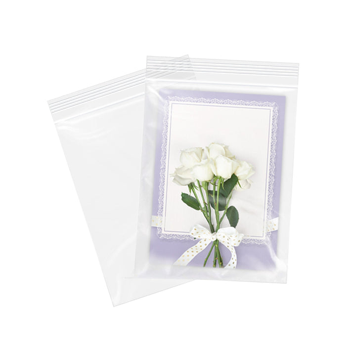 6" x 9" Clear Plastic Zip Lock Gift Bags