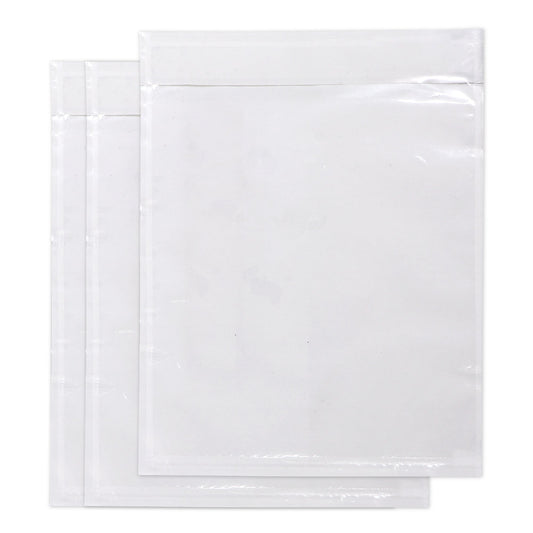 9.5" x 12" Clear Self-Adhesive Packing List Envelopes 200 Pack