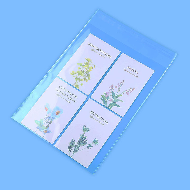 9" x 12" Clear Plastic Cellophane Bags Resealable Plastic Poly Bags