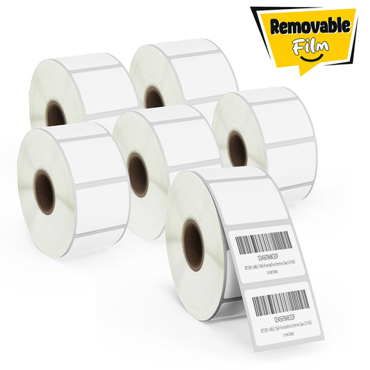 1.25" x 1" Address Removable Film Waterproof Labels