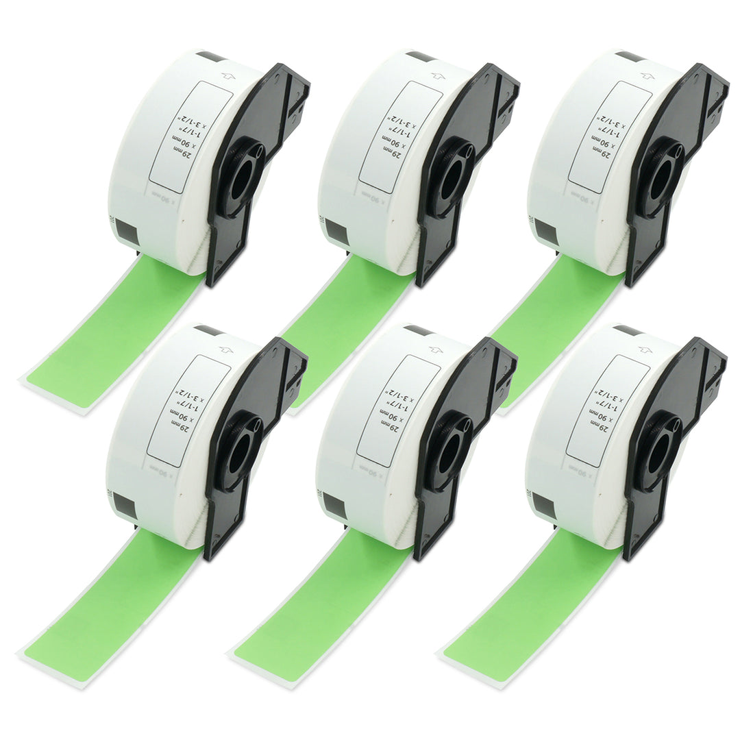 Brother DK-1201 Green Barcode Labels