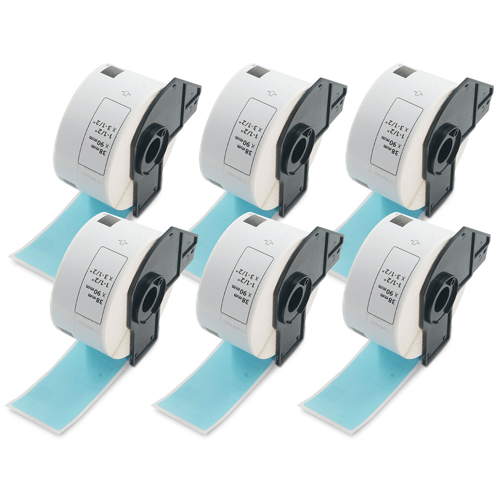 Brother DK-1208 Compatible Color Large Address Labels 1.4" x 3.5"