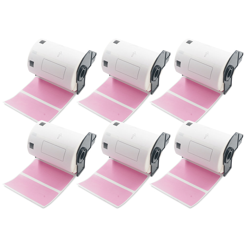 Brother DK-1240 Compatible Color Shipping Barcode Labels 4" x 2"