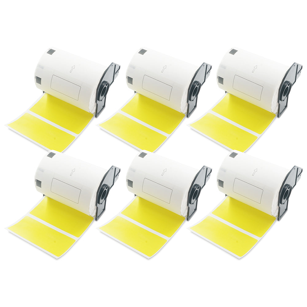 Brother DK-1240 Compatible Color Shipping Barcode Labels 4" x 2"
